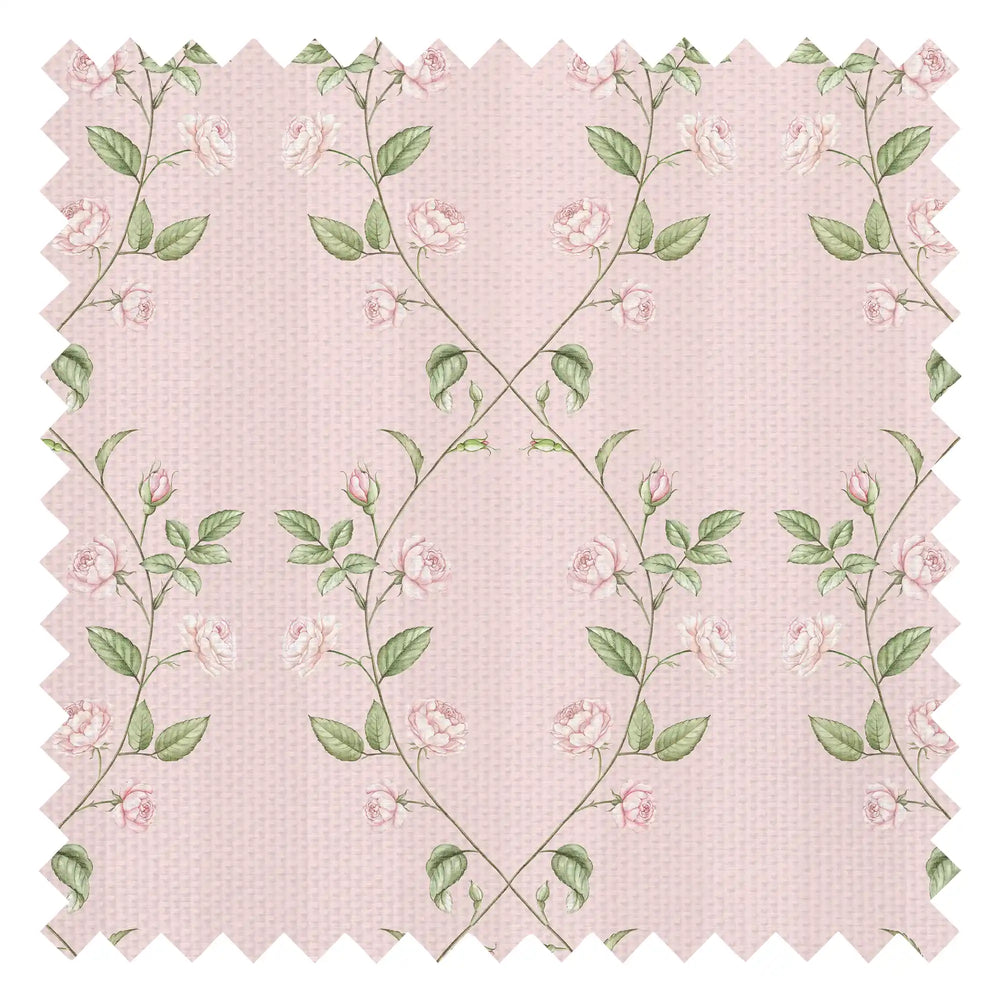 Ascending Rose Fabric in Beautiful Blush