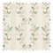 Ascending Rose Fabric in Parchment Cream