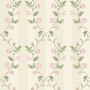 Ascending Rose Wallpaper in Parchment Cream