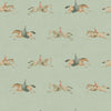 Sample of At The Races Wallpaper in Laurel Green (50cm x 50cm)