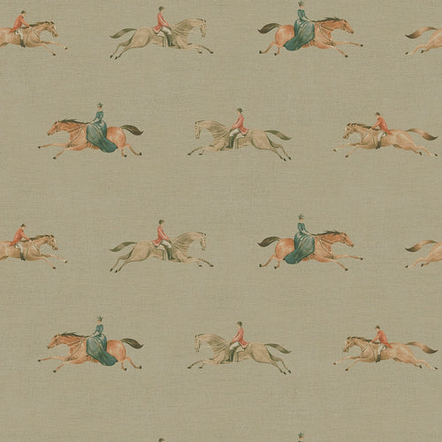 Sample of At The Races Wallpaper in Warm Grey