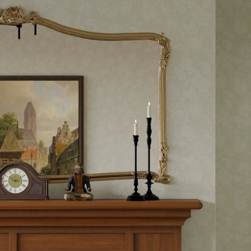 Balmoral Baroque Wallpaper in Warm Grey