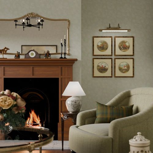 Balmoral Baroque Wallpaper in Warm Grey