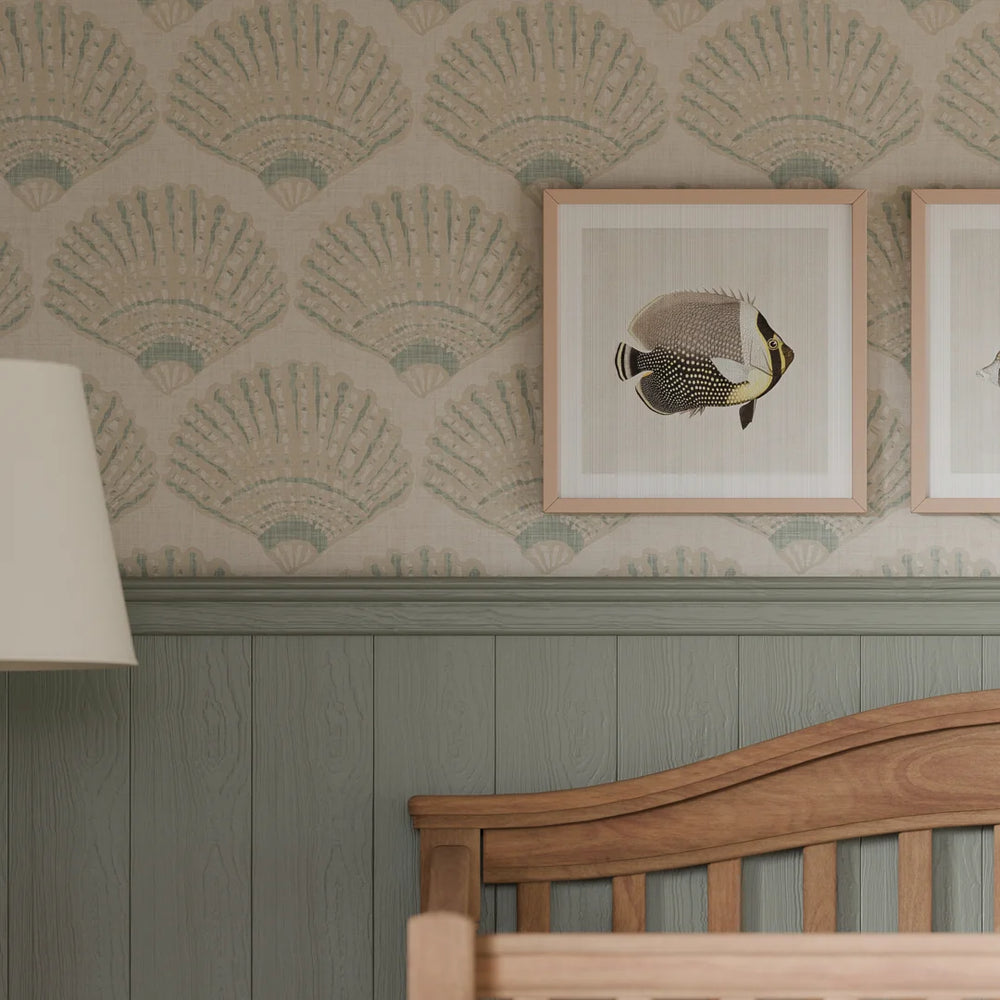 Beachcomber Wallpaper in Sand