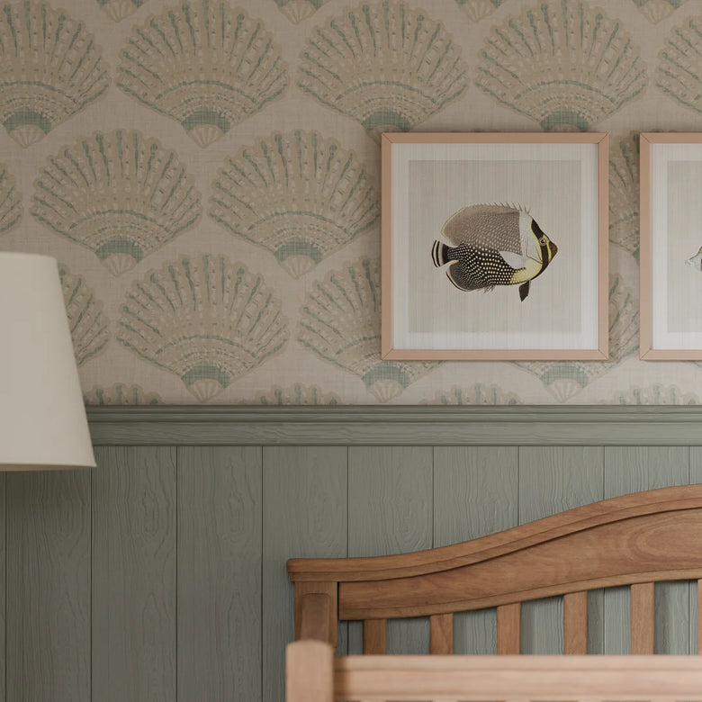 Beachcomber Wallpaper in Sand