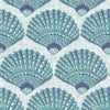 Sample of Beachcomber Wallpaper in Teal