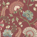 Beaumont Wallpaper in Crimson on Claret