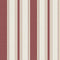 Beaumont Stripe Wallpaper in Aged Ivory and Claret