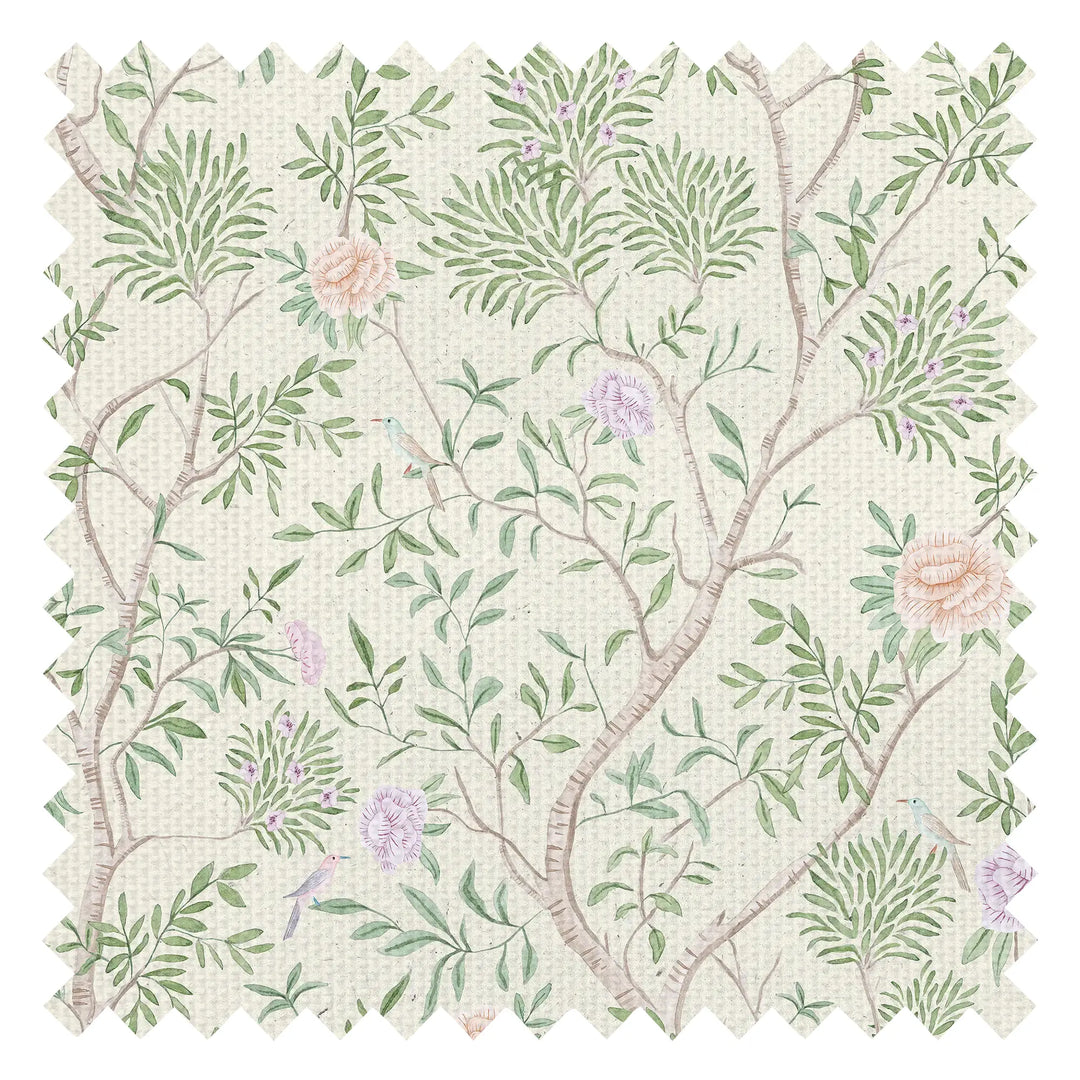 Bloom and Branch Fabric in Cream