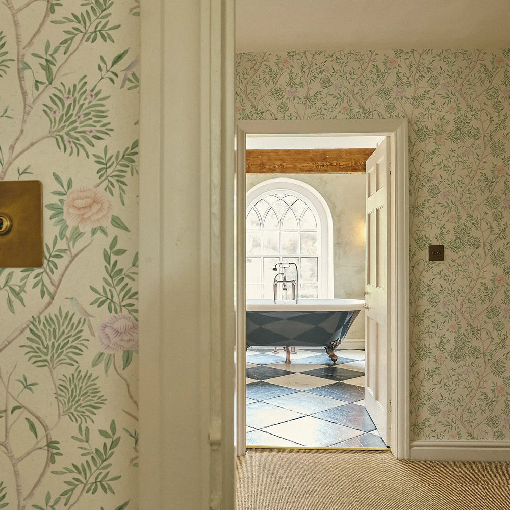 Bloom and Branch Wallpaper in Cream