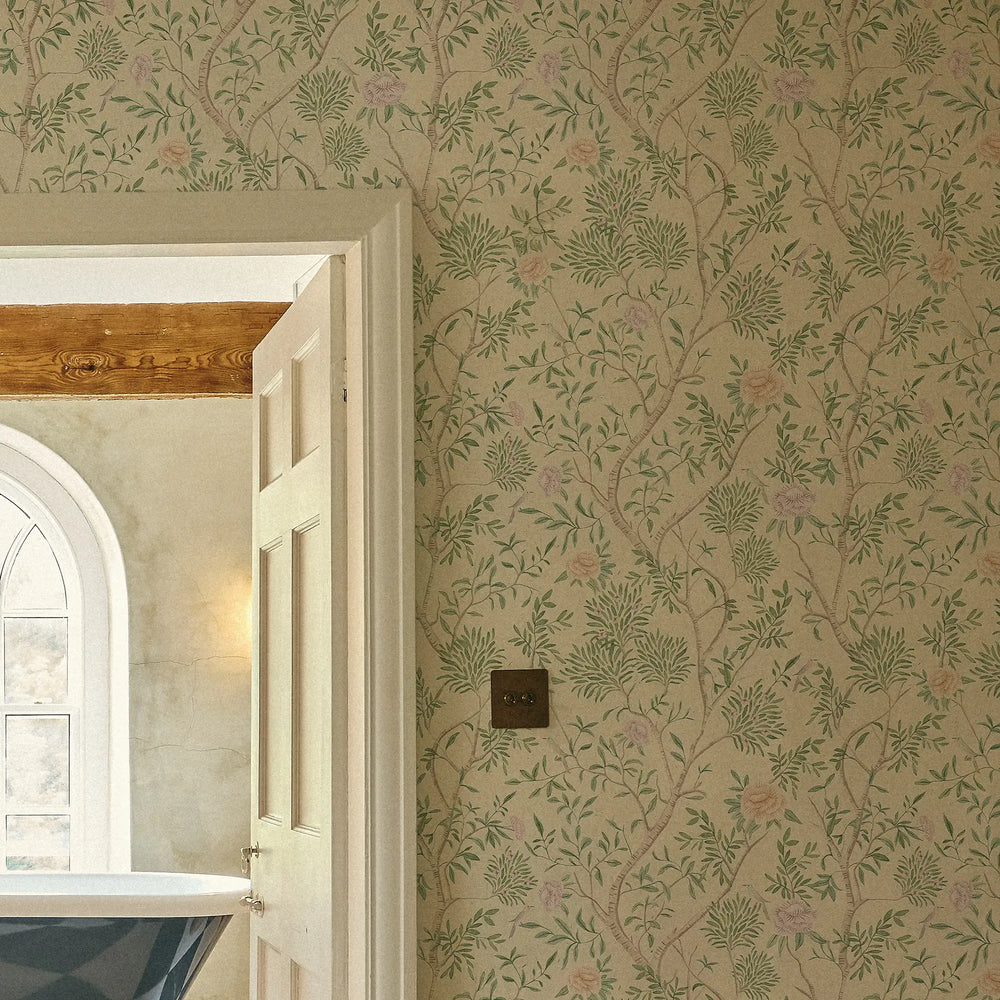 Bloom and Branch Wallpaper in Cream