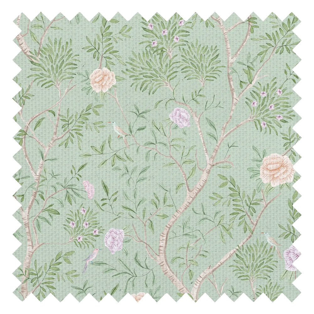 Bloom and Branch Fabric in Sage