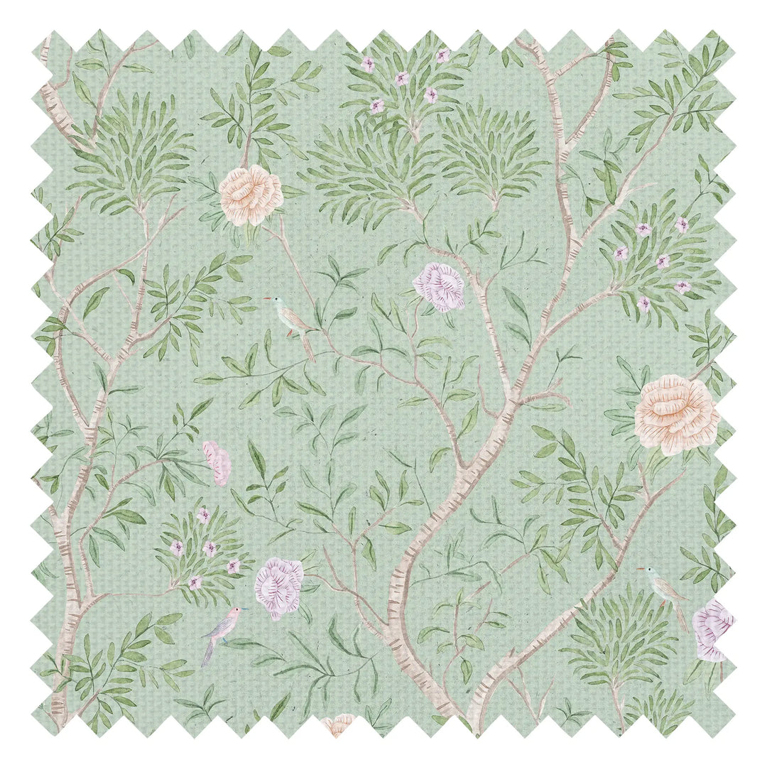 Bloom and Branch Fabric in Sage