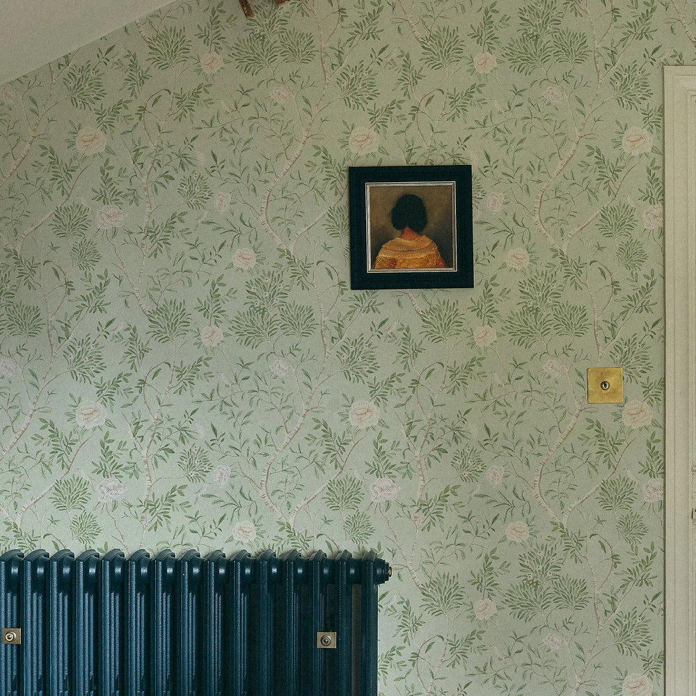 Bloom and Branch Wallpaper in Sage