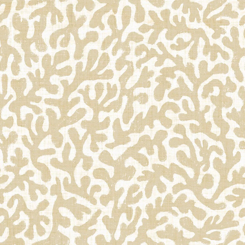 Sample of Coral Cove Wallpaper in Antique Gold