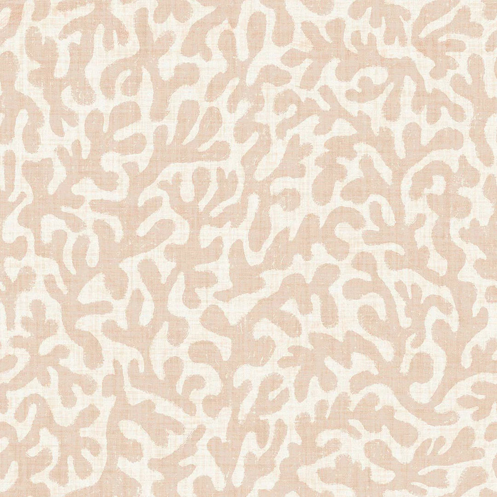 Sample of Coral Cove Wallpaper in Soft Spice