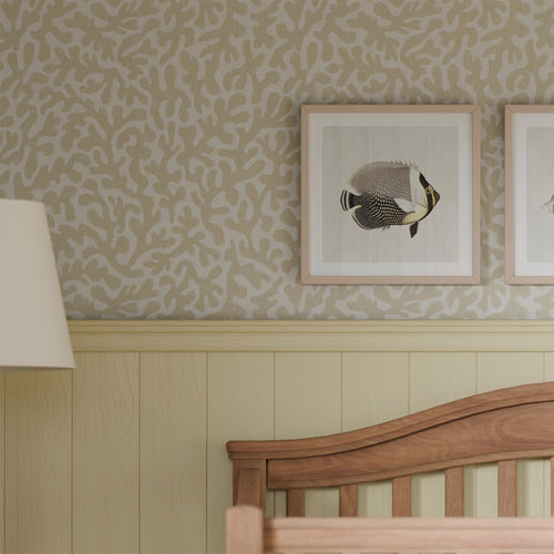 Coral Cove Wallpaper in Natural