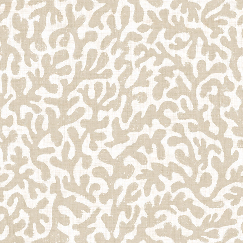 Coral Cove Wallpaper in Natural
