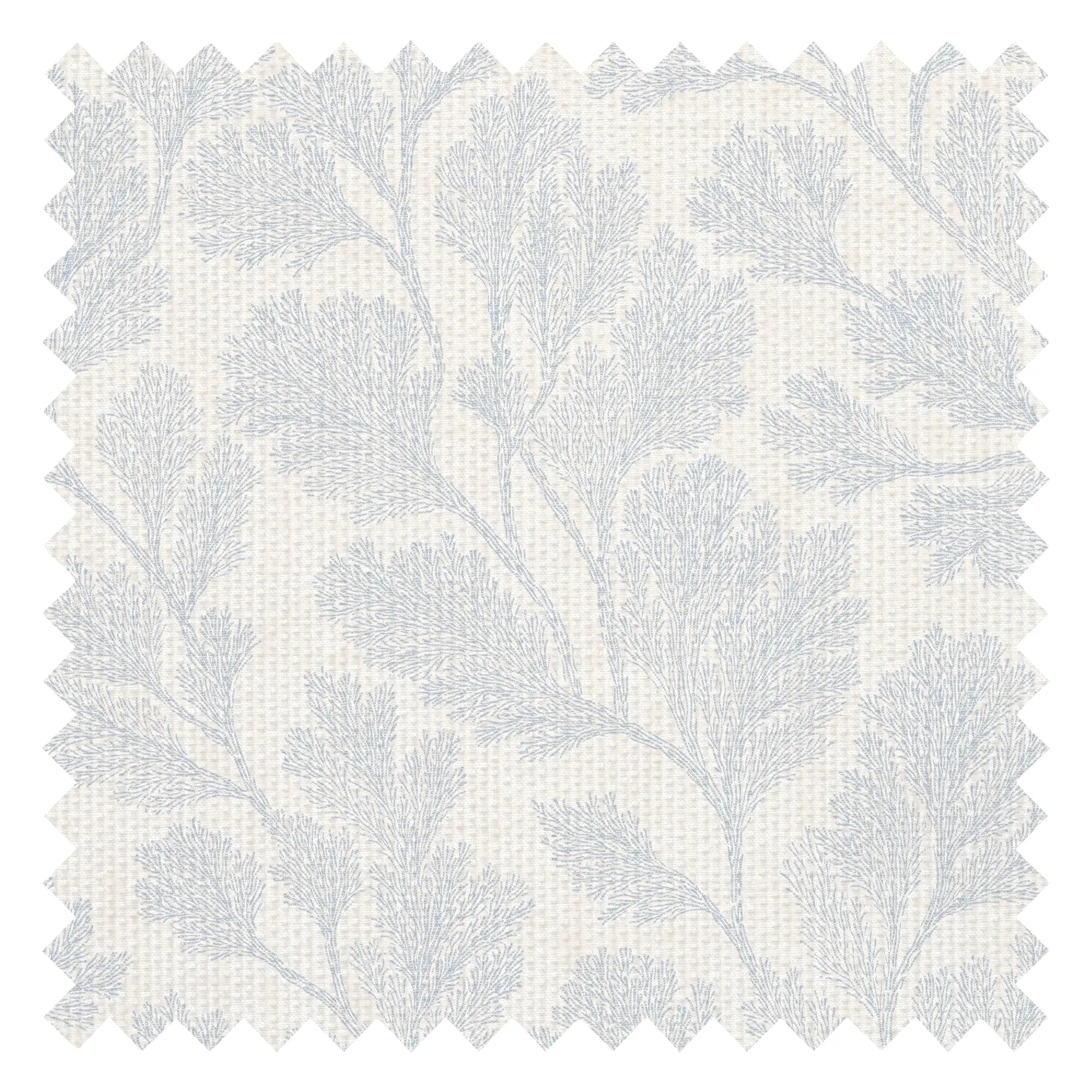 Coral Garden Fabric in Cornflower Blue