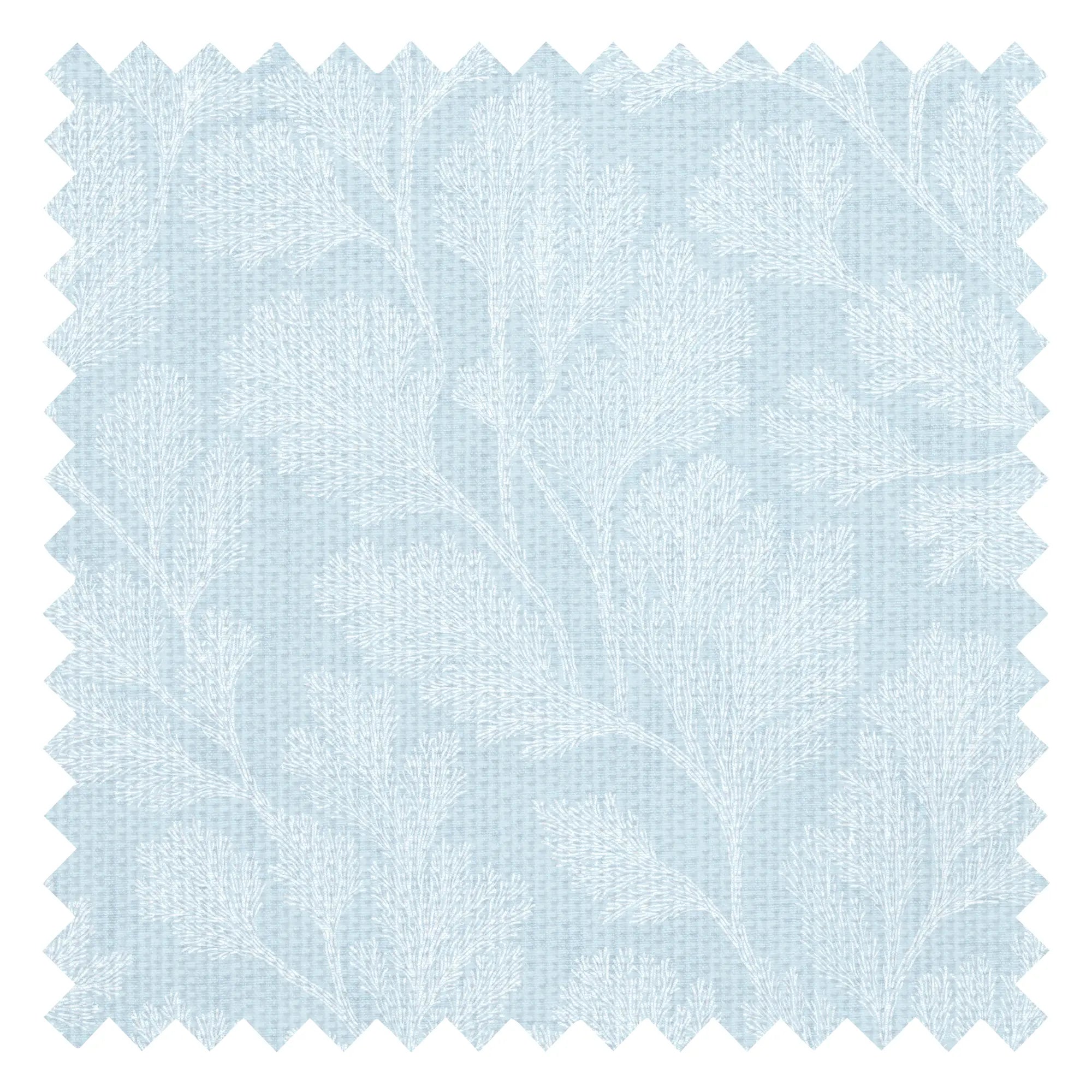 Coral Garden Fabric in Soft Blue