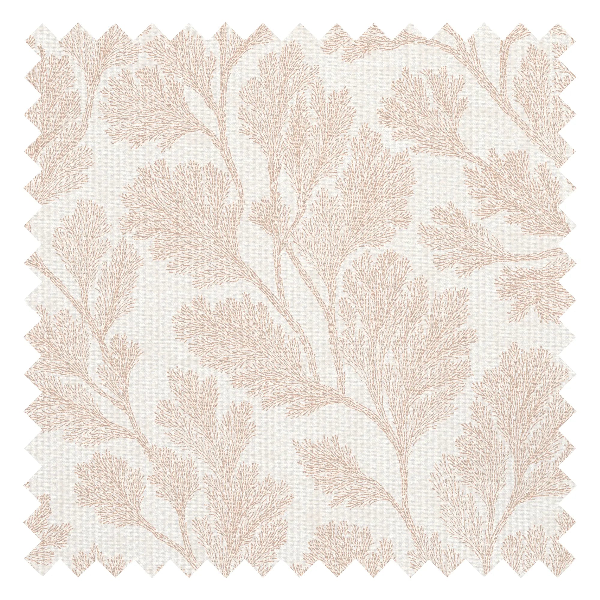 Coral Garden Fabric in Soft Spice