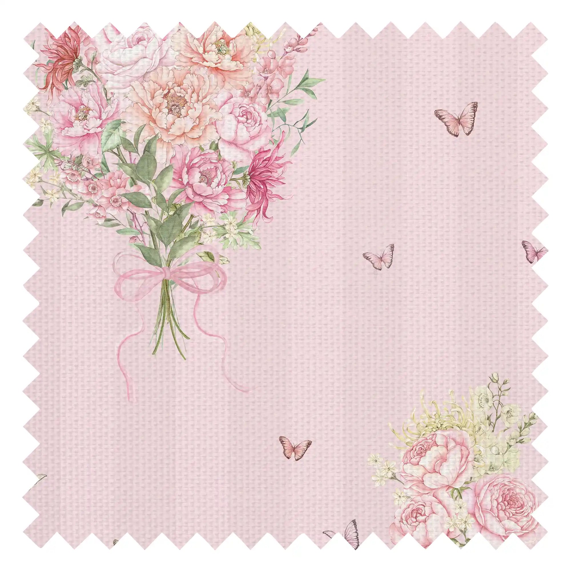 Couture Bouquet Fabric in Beautiful Blush