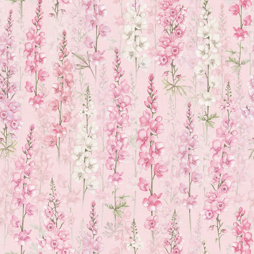 Delphinium Wallpaper in Pink