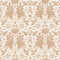 Eleanora Wallpaper in Terracotta on Milk Foam