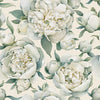 Sample of English Garden Peonies Wallpaper in Vintage Cream