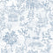 Feng Shui Wallpaper in Blues