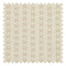 Floral Lattice Fabric in Pinks and Greens on Parchment Cream