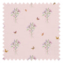 Floral Posy Flutter Fabric in Beautiful Blush
