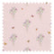 Floral Posy Flutter Fabric in Beautiful Blush