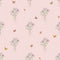 Floral Posy Flutter Wallpaper in Beautiful Blush