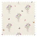 Floral Posy Flutter Fabric in Parchment Cream