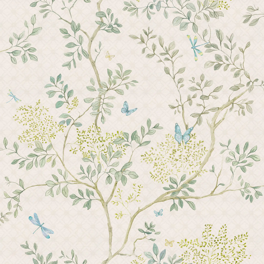 Flourishing Foliage Wallpaper in Cream
