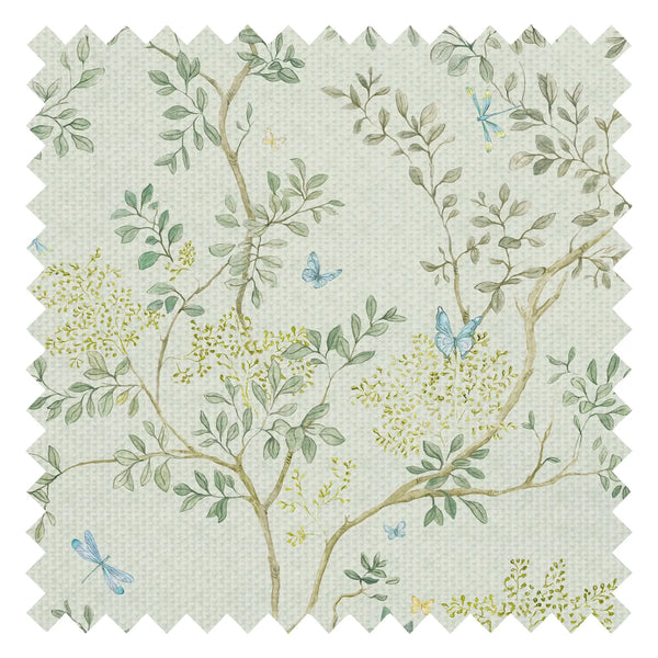 Flourishing Foliage Fabric in Greens