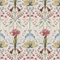 Frances Wallpaper in Autumn Hues on Vintage Cream