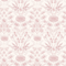 Grace Wallpaper in Dusky Pink on Cream