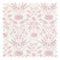 Grace Fabric in Dusky Pink on Cream