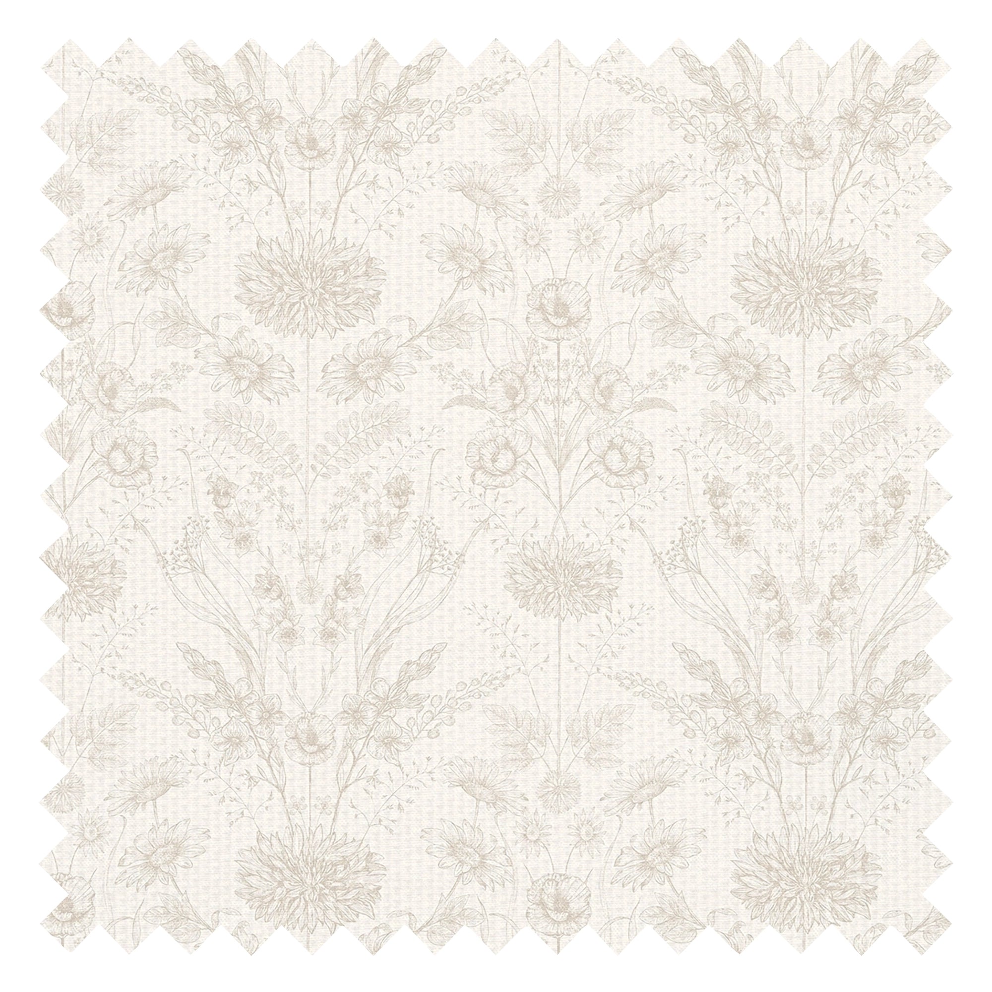 Grace Fabric in Stone on Windsor Cream