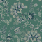 Grand Embroidery Wallpaper in Soft Blue and Teal