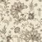 Grand Embroidery Wallpaper in Soft Neutrals