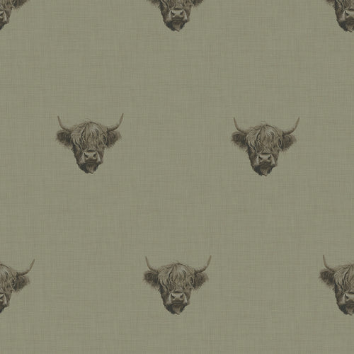 Sample of Heilan Coo Wallpaper in Warm Grey