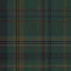 Heritage Tartan Wallpaper in Pine Green and Oxford Blue
