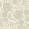 Jacobean Bloom Wallpaper in Sage on Biscuit