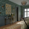 Jardin Wallpaper in Juniper and Rustic Green