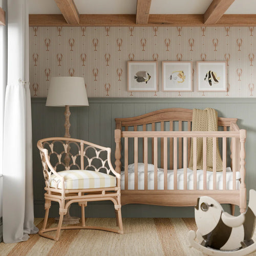 Jersey Lobster Wallpaper in Autumn Spice