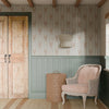 Jersey Lobster Wallpaper in Autumn Spice and Rustic Green