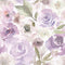 Bouquet De Fleurs Wallpaper in Watercolour Lavender
